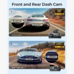 ⁦داش كام AZDOME M580 - دقة 5K، واي فاي 5G، شاشة لمس 4 بوصة⁩ - الصورة ⁦2⁩