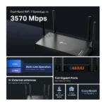 ⁦راوتر Tplink BE220 BE3600 Dual-Band Wi-Fi 7⁩ - الصورة ⁦3⁩