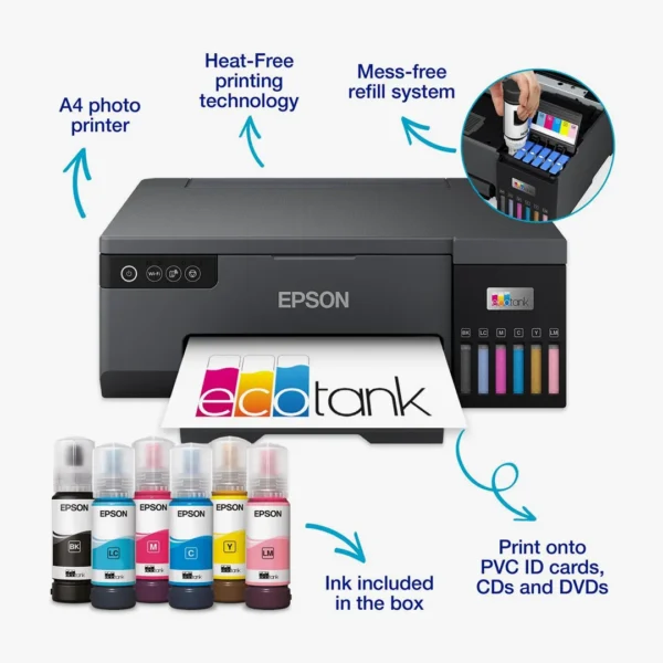 ⁦طابعة إبسون Epson EcoTank L8050⁩ - الصورة ⁦3⁩