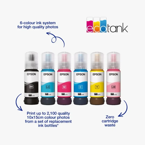 ⁦طابعة إبسون Epson EcoTank L8050⁩ - الصورة ⁦4⁩