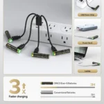 ⁦بطاريات أوريكو ORICO AAA ليثيوم قابلة للشحن 4 قطع⁩ - الصورة ⁦5⁩