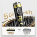 ⁦بطاريات أوريكو ORICO AAA ليثيوم قابلة للشحن 4 قطع⁩ - الصورة ⁦3⁩