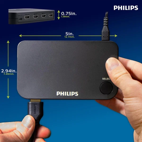 ⁦موزع فيليبس Philips HDMI Splitter⁩ - الصورة ⁦3⁩