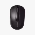ماوس لاسلكي رابو M10 أسود بتصميم مدمج.