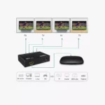 ⁦MT-VIKI 4 Port HDMI Splitter (1 in 4 out)⁩ - الصورة ⁦3⁩