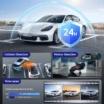 ⁦Azdome M550 Max - نظام الداش كام الثلاثي بدقة 4K⁩ - الصورة ⁦3⁩