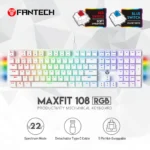 ⁦كيبورد ميكانيكي Fantech MaxFit108 MK855 احترافي بنظام Full-Size.⁩ - الصورة ⁦3⁩