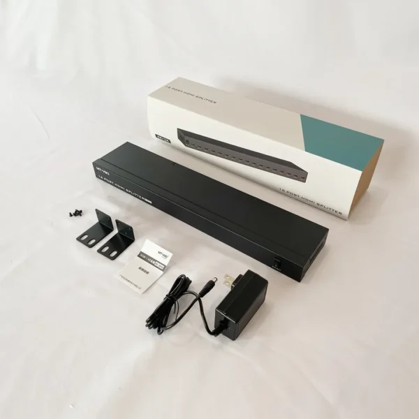 ⁦موزع HDMI احترافي 16 منفذ من MT-VIKI - SP1016 دقة 4K⁩ - الصورة ⁦3⁩