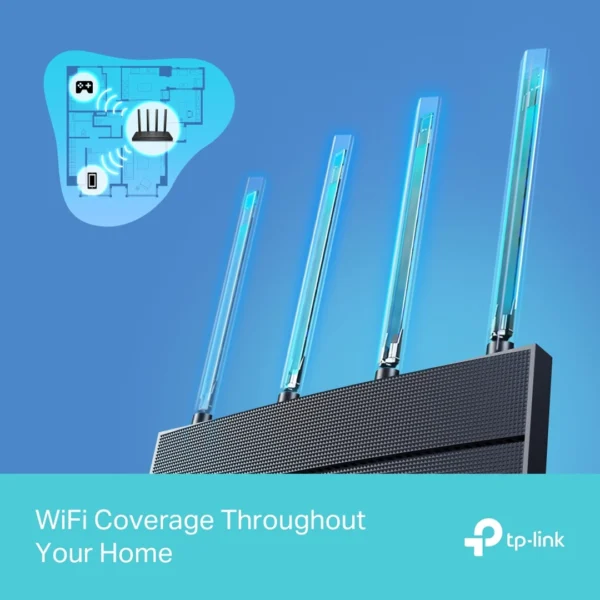 ⁦TP-Link Archer AX12 - راوتر AX1500 Wi-Fi 6 الاقتصادي⁩ - الصورة ⁦2⁩