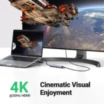 ⁦UGREEN 5-in-1 USB-C Hub (CM195) - محطة الوسائط المتعددة المحمولة⁩ - الصورة ⁦3⁩