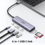 ⁦UGREEN 6-in-1 USB-C Hub (CM511) - محطة الإبداع فائقة السرعة⁩ - الصورة ⁦2⁩