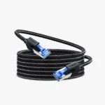 ⁦UGREEN Cat 8 Shielded Braided - كابل شبكة احترافي مجدول بسرعة 40Gbps.⁩ - الصورة ⁦2⁩