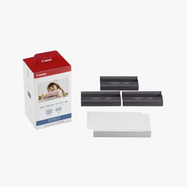 ⁦Canon KP-108IN - طقم الحبر والورق الاقتصادي (108 صورة).⁩ - الصورة ⁦2⁩