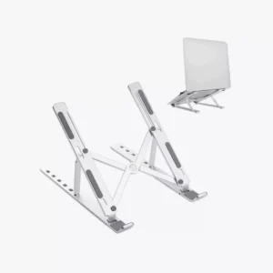Mikuso LS-033 Laptop Stand | ستاند الألمنيوم القابل للطي لراحة تامة.