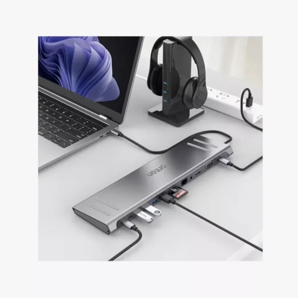 ⁦Onten 13-in-1 USB-C Docking Station - محطة العمل الشاملة الاحترافية.⁩ - الصورة ⁦3⁩