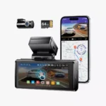 داش كام AZDOME M580 - دقة 5K، واي فاي 5G، شاشة لمس 4 بوصة