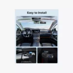 ⁦داش كام Azdome M300S - نظام التصوير الثنائي بدقة 4K والتحكم الصوتي⁩ - الصورة ⁦4⁩