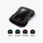 ⁦هارد خارجي ADATA HD330 سعة 2 تيرا - الدرع الواقي لبياناتك.⁩ - الصورة ⁦5⁩