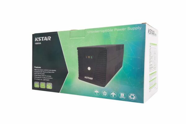 ⁦UPS Kstar 1500VA - حماية ذكية وطاقة مستمرة لأجهزتك الثمينة.⁩ - الصورة ⁦3⁩