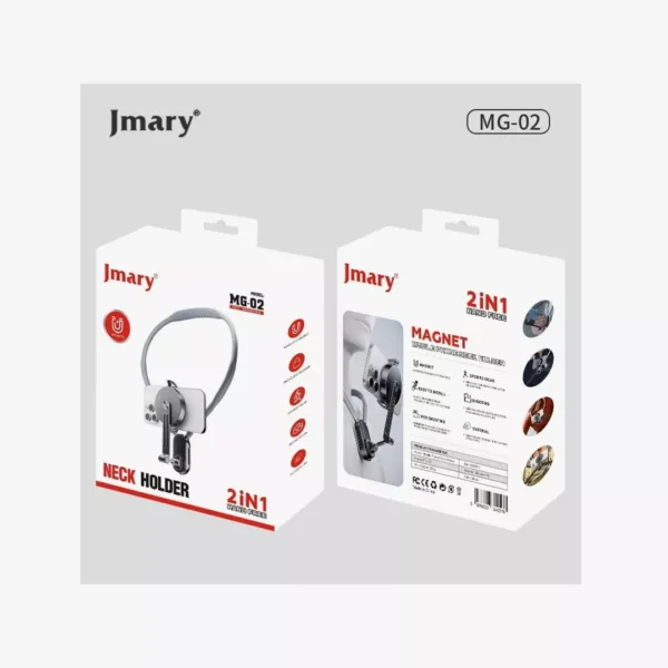 ⁦حامل الرقبة الذكي Jmary MG-02 | تصوير POV احترافي بحرية مطلقة.⁩ - الصورة ⁦2⁩