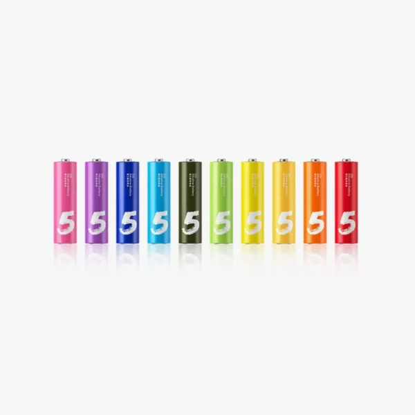 ⁦Xiaomi Mi Rainbow AA - طاقة تدوم طويلاً بتصميم عصري وأداء فائق.⁩ - الصورة ⁦2⁩