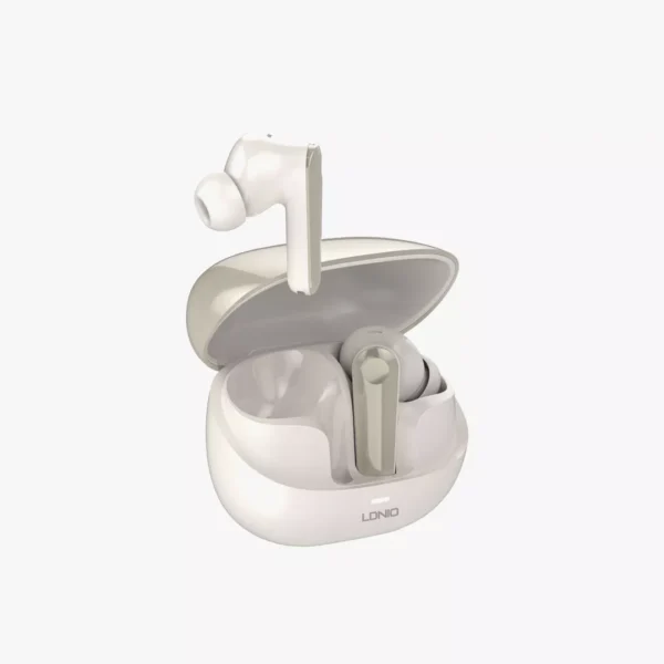 ⁦سماعات لاسلكية LDNIO T06 TWS ذكية بصوت نقي وتصميم مريح⁩ - الصورة ⁦2⁩