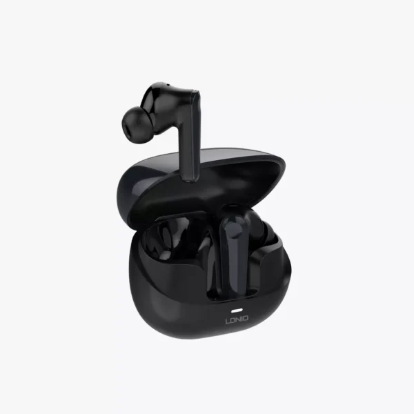 ⁦سماعات لاسلكية LDNIO T06 TWS ذكية بصوت نقي وتصميم مريح⁩ - الصورة ⁦3⁩