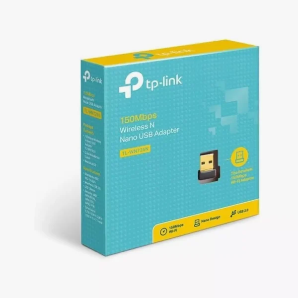 ⁦TP-Link TL-WN725N - نانو محول واي فاي USB صغير الحجم.⁩ - الصورة ⁦3⁩