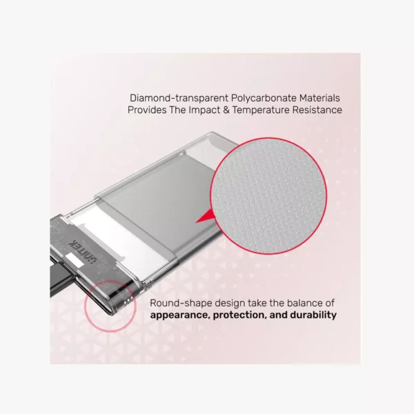 ⁦محول Unitek S1103D من USB-C إلى SATA III - قارئ هاردات 2.5 بوصة⁩ - الصورة ⁦3⁩