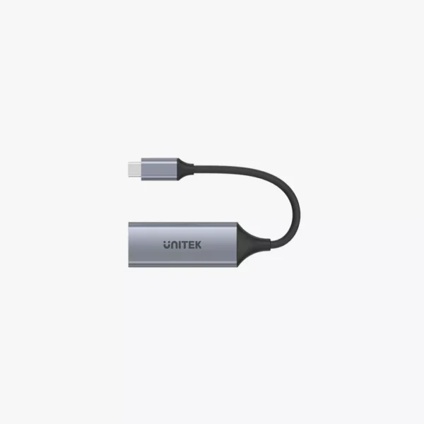 ⁦محول Unitek U1312A من USB-C إلى Gigabit Ethernet - هيكل ألمنيوم فاخر⁩ - الصورة ⁦2⁩