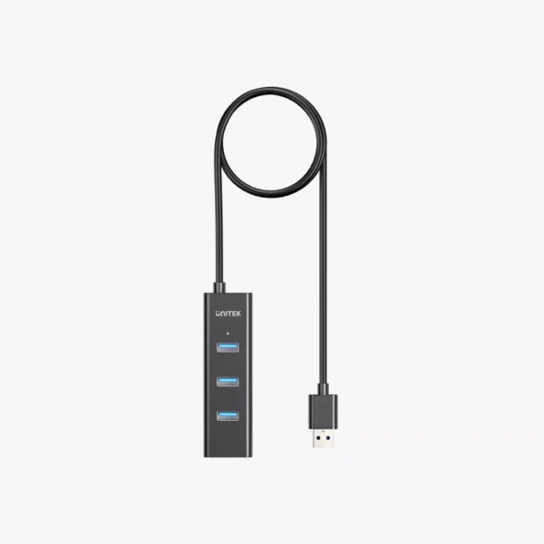 ⁦موزع Unitek H1319WH01 بـ 4 منافذ USB 3.0 - سرعة 5Gbps وتصميم مدمج⁩ - الصورة ⁦2⁩