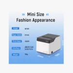 ⁦AIMO QF300-UL - طابعة الفواتير الحرارية عالية السرعة للمطاعم والمتاجر⁩ - الصورة ⁦4⁩