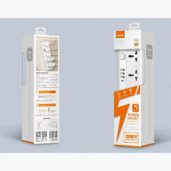 ⁦LDNIO SC5415 Defender Series - محطة طاقة متكاملة بقوة 2500 واط⁩ - الصورة ⁦3⁩