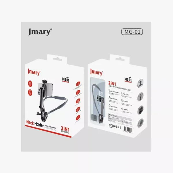 ⁦حامل الرقبة المرن Jmary MG-01 | رفيقك المثالي لتصوير الفلوقات والبث.⁩ - الصورة ⁦2⁩