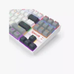⁦Redragon Kumara K552WGL - لوحة مفاتيح ميكانيكية بيضاء للأداء الاحترافي.⁩ - الصورة ⁦2⁩