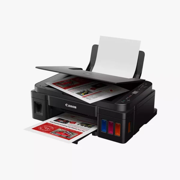 ⁦طابعة كانون Canon PIXMA G3411 ملونة 3 في 1 بنظام خزانات الحبر و Wi-Fi⁩ - الصورة ⁦3⁩