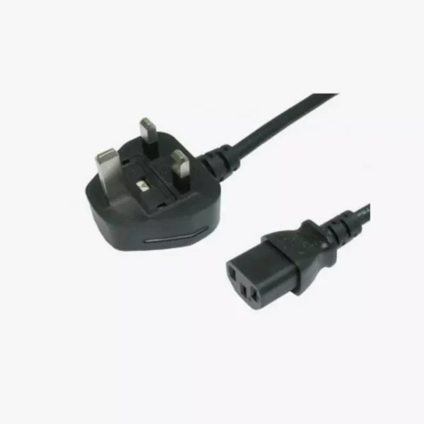 ⁦كابل طاقة كمبيوتر قياسي (PC Power Cable) - الطراز العادي الموثوق⁩ - الصورة ⁦3⁩