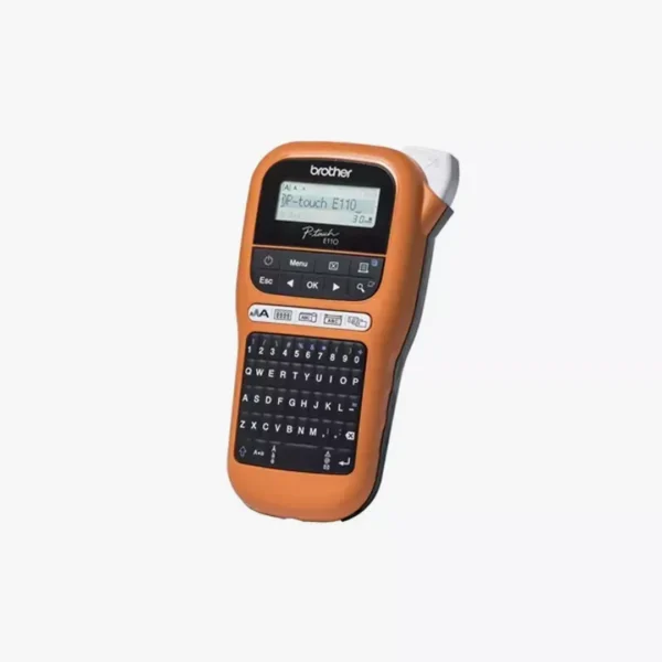 ⁦طابعة ملصقات برذر Brother PT-E110 - الأداة المثالية للتنظيم الاحترافي.⁩ - الصورة ⁦2⁩