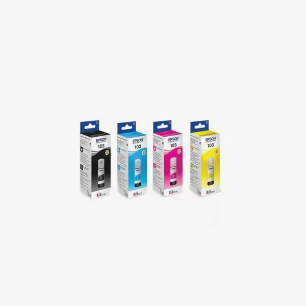 ⁦مجموعة زجاجات حبر إبسون الأصلي-Genuine Epson 103 EcoTank⁩ - الصورة ⁦3⁩