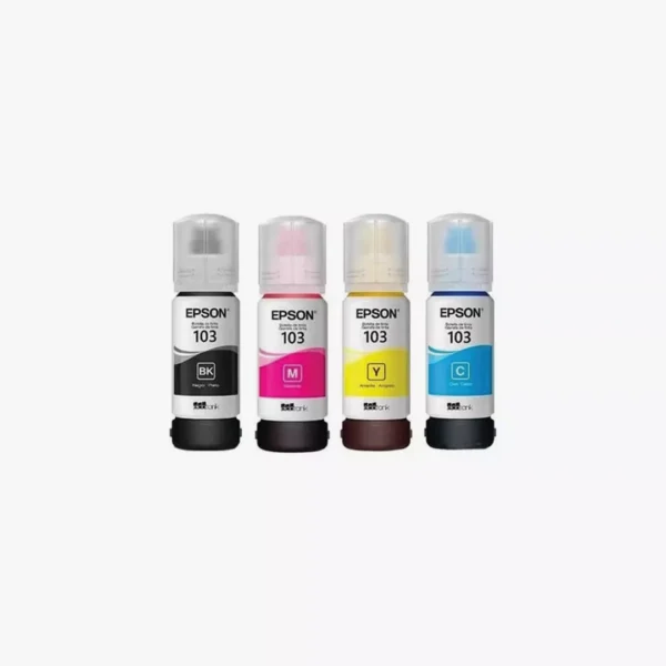⁦مجموعة زجاجات حبر إبسون الأصلي-Genuine Epson 103 EcoTank⁩ - الصورة ⁦2⁩