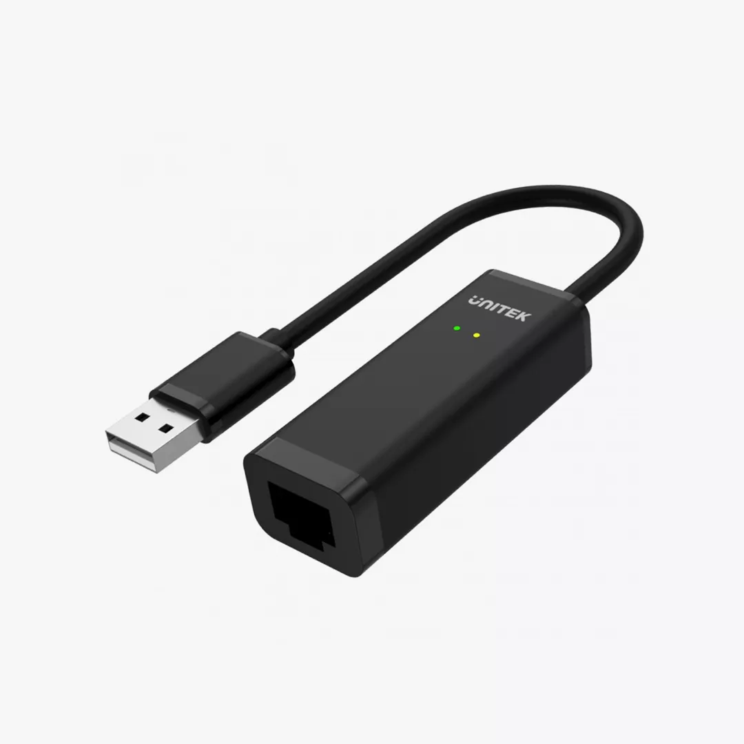 1468-3 تحويلة Unitek USB 2.0 إلى منفذ إيثرنت LAN RJ45 - موديل Y-1468. - الصورة 1