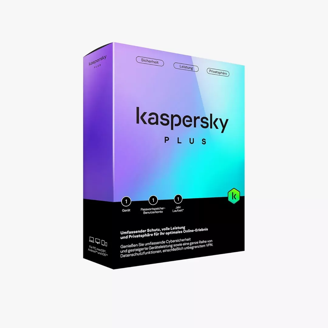 1D-1 برنامج الحماية كاسبرسكي بلس جهاز واحد وسنة واحدة Kaspersky Plus - الصورة 1