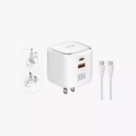 ⁦شاحن مكتب وسفر سريع | LDNIO Q2617 65W GaN Super Fast Charger⁩ - الصورة ⁦3⁩