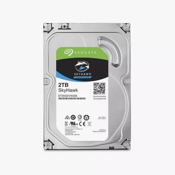 ⁦هارد التخزين الداخلي Seagate SkyHawk 2TB لأنظمة المراقبة وكاميرات DVR⁩ - الصورة ⁦2⁩
