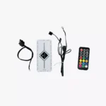 متحكم وموزع مراوح كيس الكمبيوتر ARGB 5V - باللون الأبيض الثلجي (Pure White)