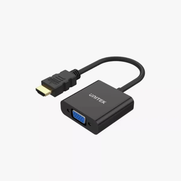 ⁦محول شاشات Unitek HDMI (Male) إلى VGA (Female) بطول 15cm⁩ - الصورة ⁦2⁩