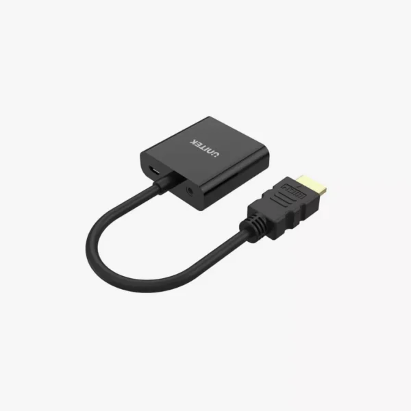 ⁦محول شاشات Unitek HDMI (Male) إلى VGA (Female) بطول 15cm⁩ - الصورة ⁦3⁩