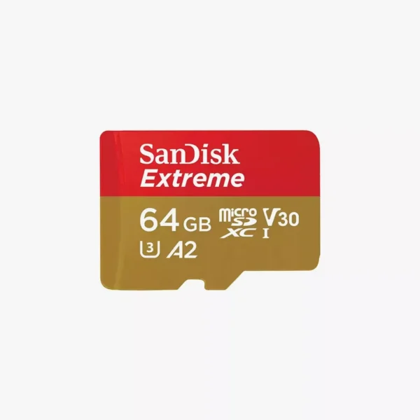 ⁦كارت الذاكرةSanDisk Extreme MicroSDXC بسعة64جيجابايت 170 ميجابايت/ثانية⁩ - الصورة ⁦2⁩