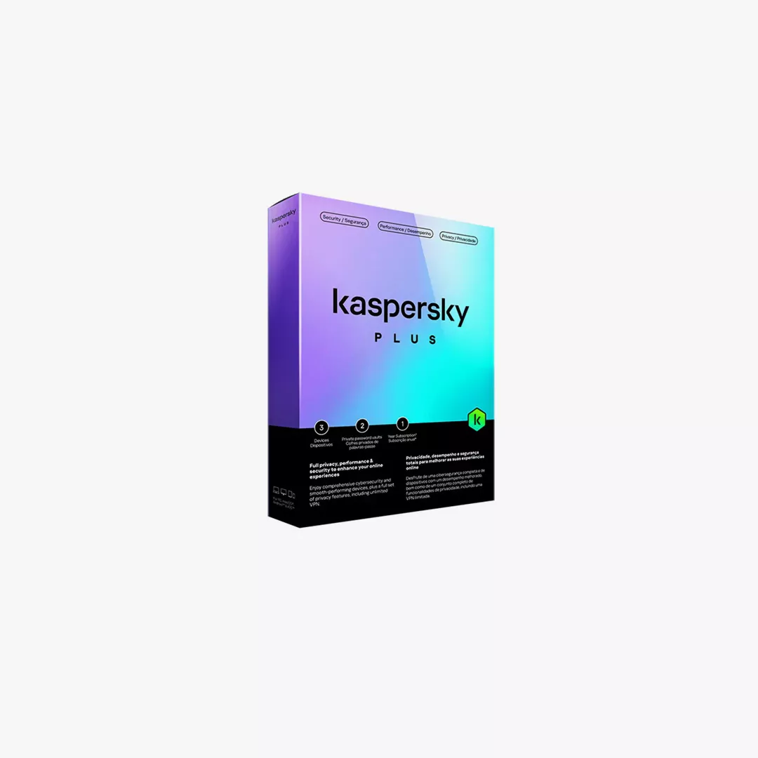 PLUS-1 برنامج الحماية كاسبرسكي بلس3 أجهزة 1سنة- Kaspersky Plus 3 Devices 1 Year - الصورة 1