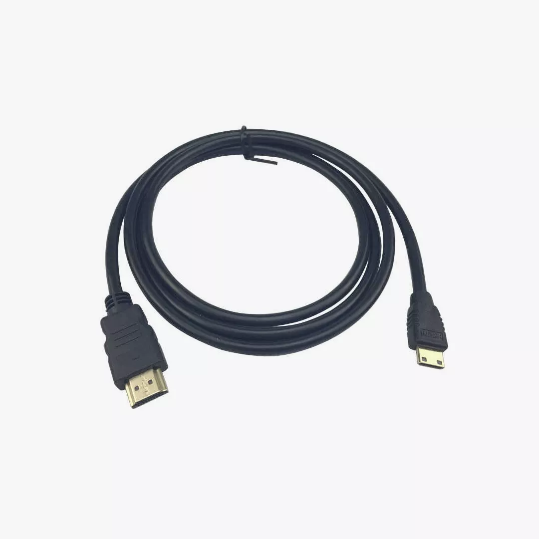 ac-1 كابل شاشات Mini HDMI (Male) إلى HDMI / HDTV (Male) بطول 2 متر - الصورة 1